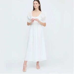 Hill House Cream Puff Sleeve Dress